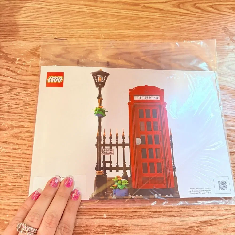 Lego Telephone Booth Red Instruction Book Only No Bricks